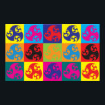 Anime Pop Art Poster<br><div class="desc">Anime Pop Art. Als Anime je hobby,  beroep of obsessie is,  show het met geweldige Anime t-shirts,  mokken,  stickers en nog veel meer. Het zijn ook geweldige cadeautjes voor andere Anime fans!</div>