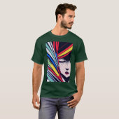 Anime Portret cadeau T-shirt (Voorkant volledig)