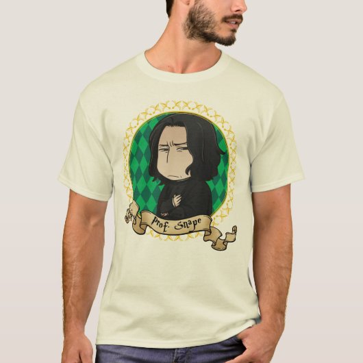 Anime Portret van Professor Snape T-shirt (Voorkant)