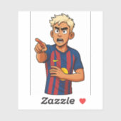 Anime Power Move! | Jonge voetballer Sticker (Vel)