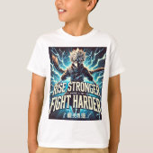 Anime Power – Stijg sterker T-shirt (Voorkant)