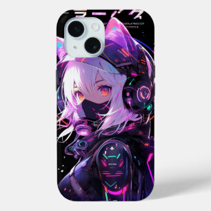Anime Premium iPhone®-Hoesje   Anime Meisje SciFi iPhone 15 Case