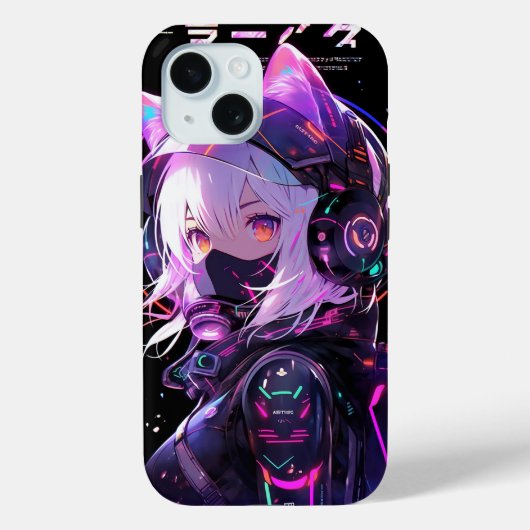 Anime Premium iPhone®-Hoesje | Anime Meisje SciFi Case-Mate iPhone Case (Achterkant)