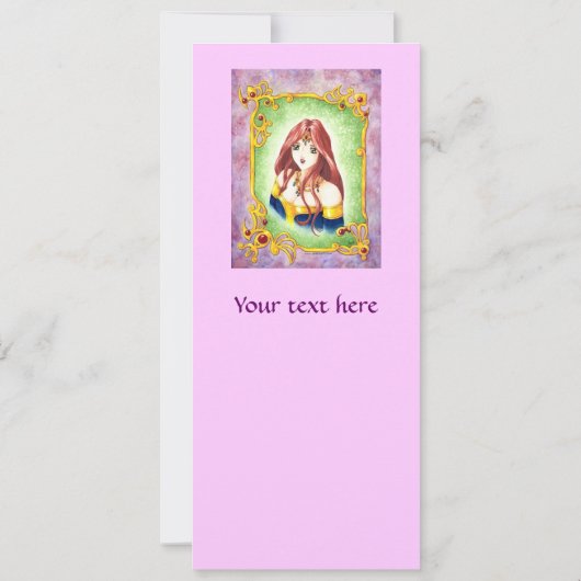 Anime Princess Kaart (Achterkant)