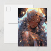 Anime Prinses Fantasy Kunst Briefkaart (Voorkant / Achterkant)
