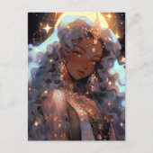Anime Prinses Fantasy Kunst Briefkaart (Voorkant)
