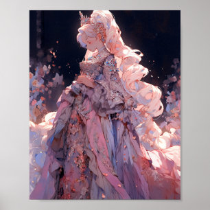 Anime Prinses Fantasy Kunst Poster