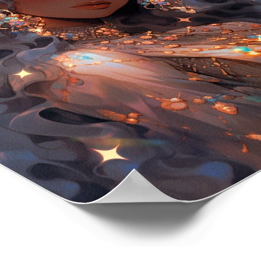 Anime Prinses Fantasy Kunst Poster (Hoek)