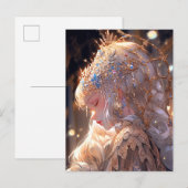 Anime Prinses Meisje Fantasy Kunst Briefkaart (Voorkant / Achterkant)