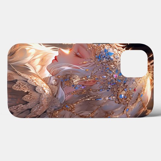 Anime Prinses Meisje Fantasy Kunst Case-Mate iPhone Case (Achterkant (horizontaal))