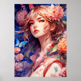 Anime Prinses Poster