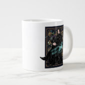 Anime Professor Severus Snape Zittend Grote Koffiekop (Voorkant rechts)