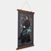 Anime Professor Severus Snape Zittend Hangend Wandkleed (Gebogen)