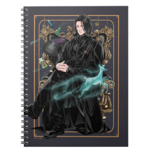 Anime Professor Severus Snape Zittend Notitieboek