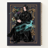 Anime Professor Severus Snape Zittend Notitieboek (Achterkant)