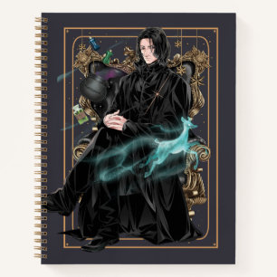 Anime Professor Severus Snape Zittend Notitieboek