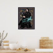 Anime Professor Severus Snape Zittend Poster (Keuken)