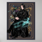 Anime Professor Severus Snape Zittend Poster (Voorkant)