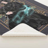 Anime Professor Severus Snape Zittend Sherpa Deken (3/4)