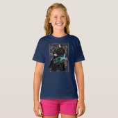 Anime Professor Severus Snape Zittend T-shirt (Voorkant volledig)