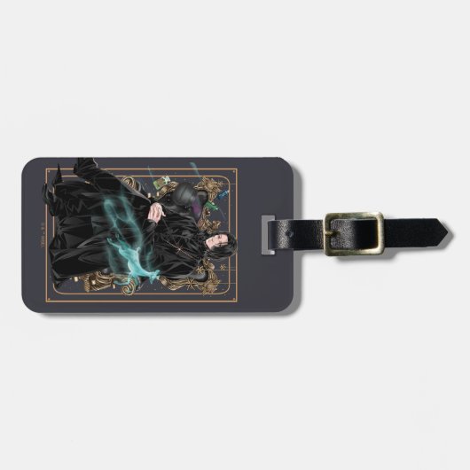 Anime Professor Severus Sneep gaat zitten Bagagelabel (Voorkant horizontaal)