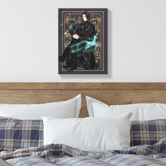 Anime Professor Severus Sneep gaat zitten Canvas Afdruk (Insitu (Slaapkamer))