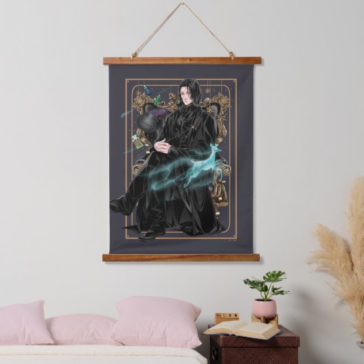 Anime Professor Severus Sneep gaat zitten Hangend Wandkleed (Slaapkamer)