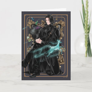 Anime Professor Severus Sneep gaat zitten Kaart