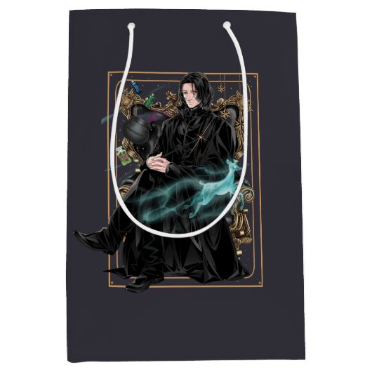 Anime Professor Severus Sneep gaat zitten Medium Cadeauzakje (Voorkant)