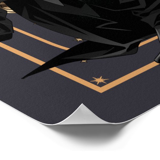 Anime Professor Severus Sneep gaat zitten Poster (Hoek)