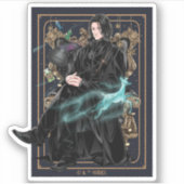 Anime Professor Severus Sneep gaat zitten Sticker (Voorkant)