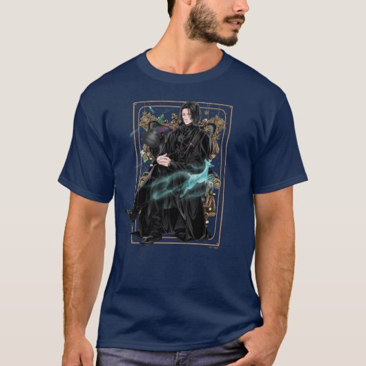 Anime Professor Severus Sneep gaat zitten T-shirt (Voorkant)