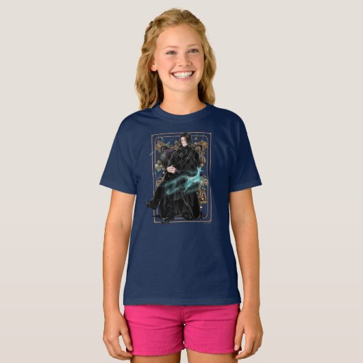 Anime Professor Severus Sneep gaat zitten T-shirt (Voorkant volledig)