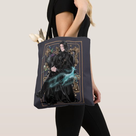 Anime Professor Severus Sneep gaat zitten Tote Bag (Dichtbij)
