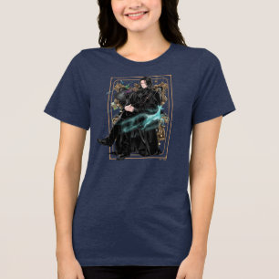 Anime Professor Severus Sneep gaat zitten Tri-Blend Shirt
