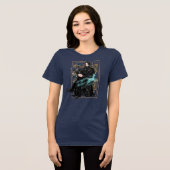 Anime Professor Severus Sneep gaat zitten Tri-Blend Shirt (Voorkant volledig)