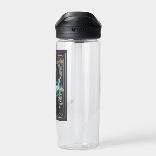 Anime Professor Severus Sneep gaat zitten Waterfles (Achterkant)