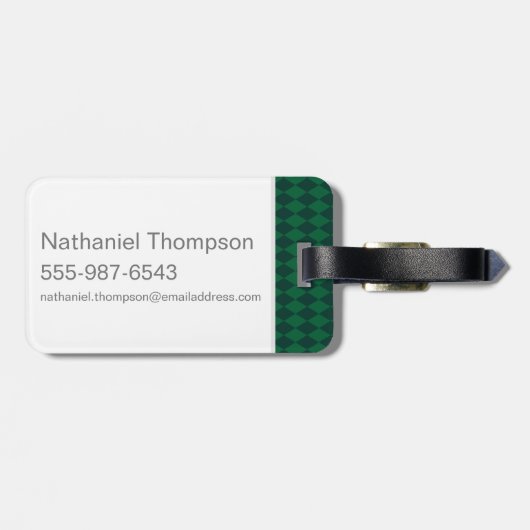 Anime Professor Snape Bagagelabel (Achterkant horizontaal)