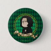 Anime Professor Snape Ronde Button 5,7 Cm (Voorkant)