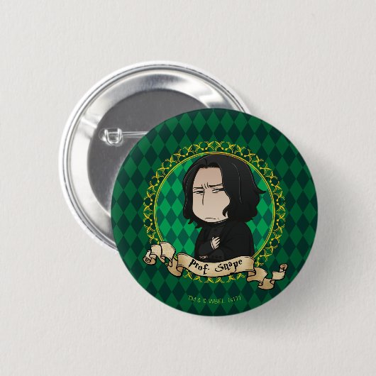 Anime Professor Snape Ronde Button 5,7 Cm (Voorkant /achterkant)