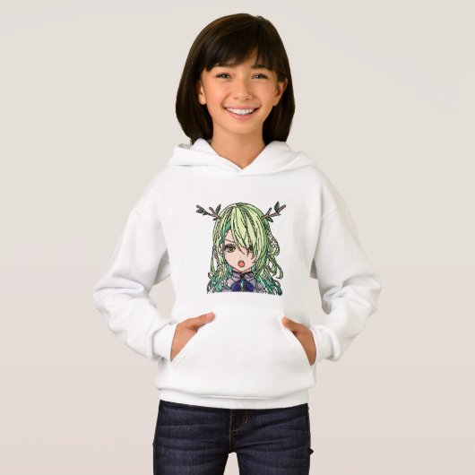 Anime pullover hoodie (Voorkant volledig)