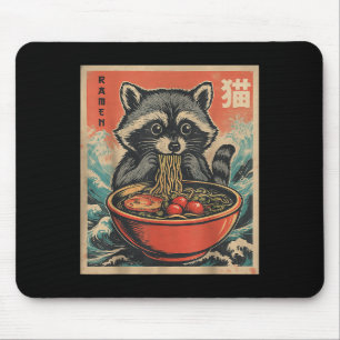 Anime Raccoon Ramen Japanese Funny Kawaii Gift Man Muismat