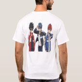 Anime Racing Team Trio T-Shirt - Cool Sports Anime (Achterkant)