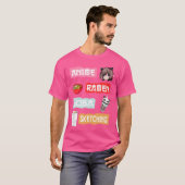 Anime Ramen Boba Sketching - Kawaii Anime Lover Gi T-shirt (Voorkant volledig)