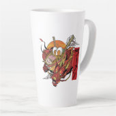 Anime RAMEN DRAGON Tiener Foodie Grafisch Manga Latte Mok (Rechterhoek)