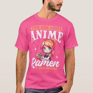 Anime Ramen Sketch Otaku Japan Manga T-shirt