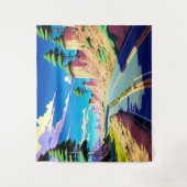  Anime Road Scenery Wandkleed (Voorkant)