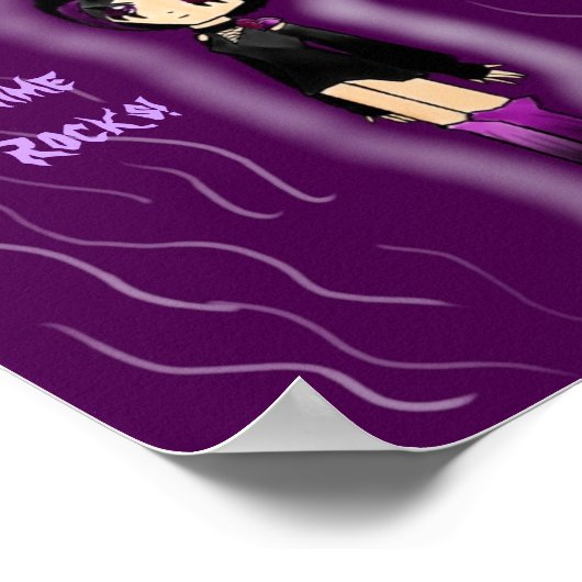 Anime Rocks Poster (Hoek)