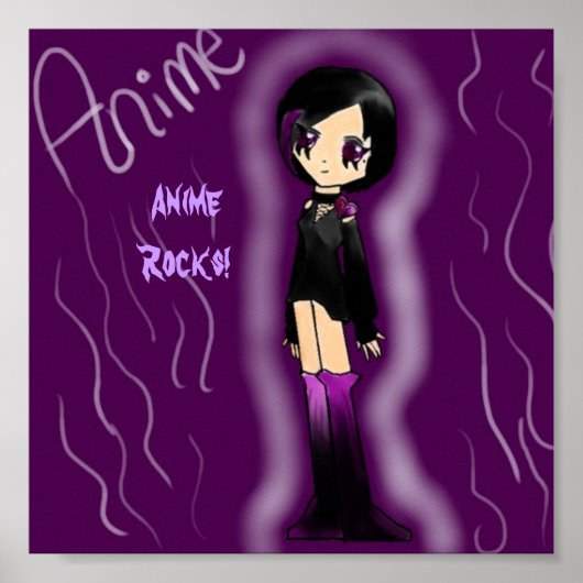Anime Rocks Poster (Voorkant)