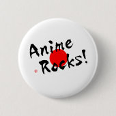 Anime Rocks! Ronde Button 5,7 Cm (Voorkant)